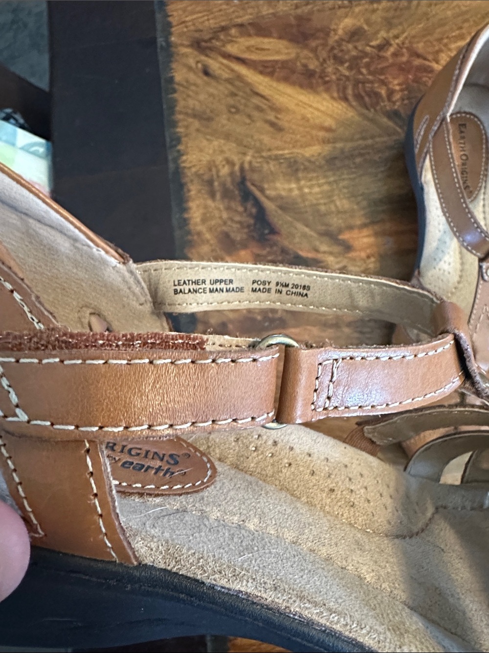 Earth Origins leather sandals size 9.5 EUC - Picture 3 of 6